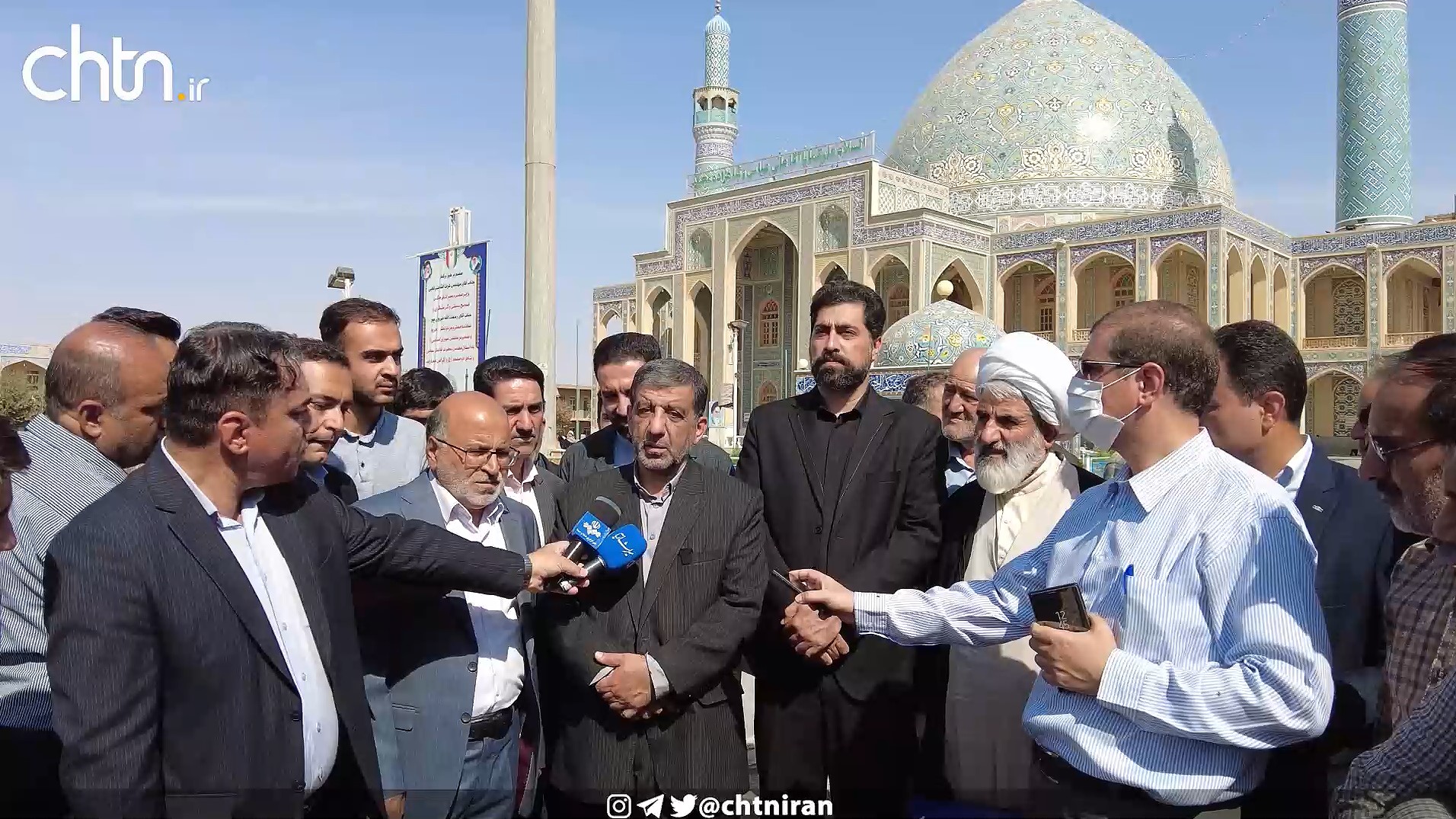 گفت‌وگو با مهندس ضرغامی در حاشیه سفر به استان اصفهان